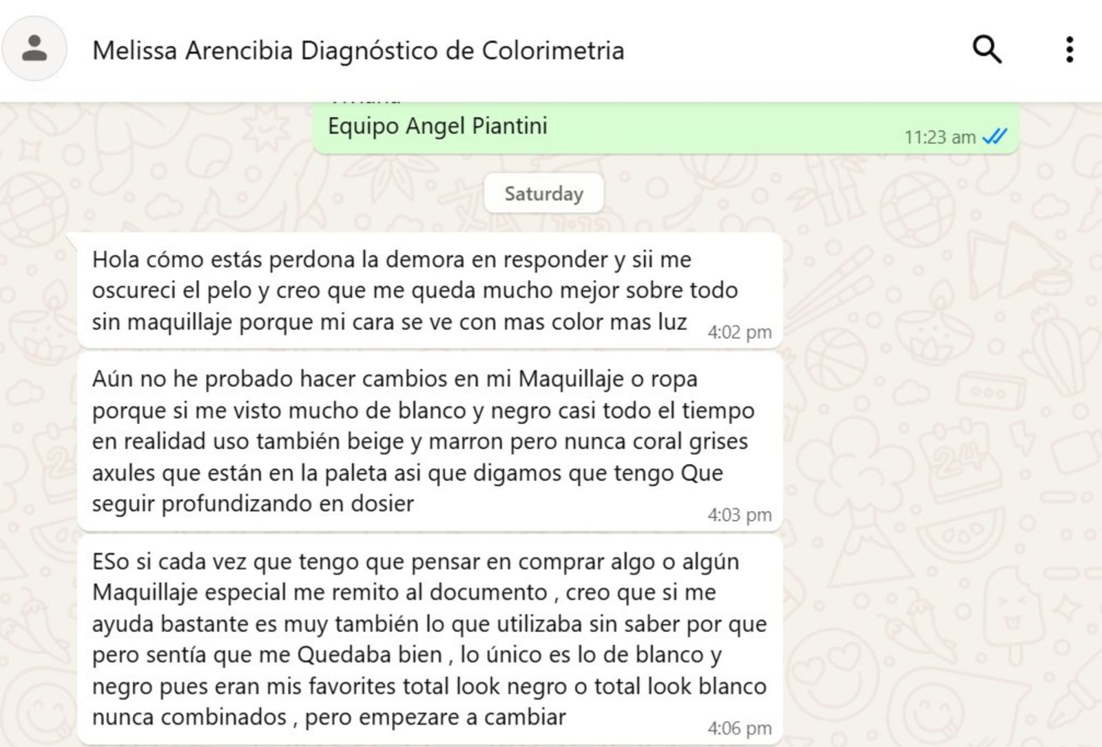 Testimonio de Melissa Arencibia